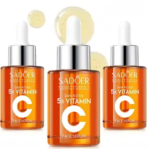 5x Vitamin C Face Serum, Korean 5-in-1 Toner Serum, Moisturizing & Nourishing 30ml Serum for Daily Skincare #SummerVibes