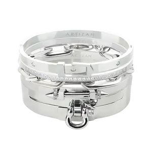 SILVER CORE BRACELET STACK