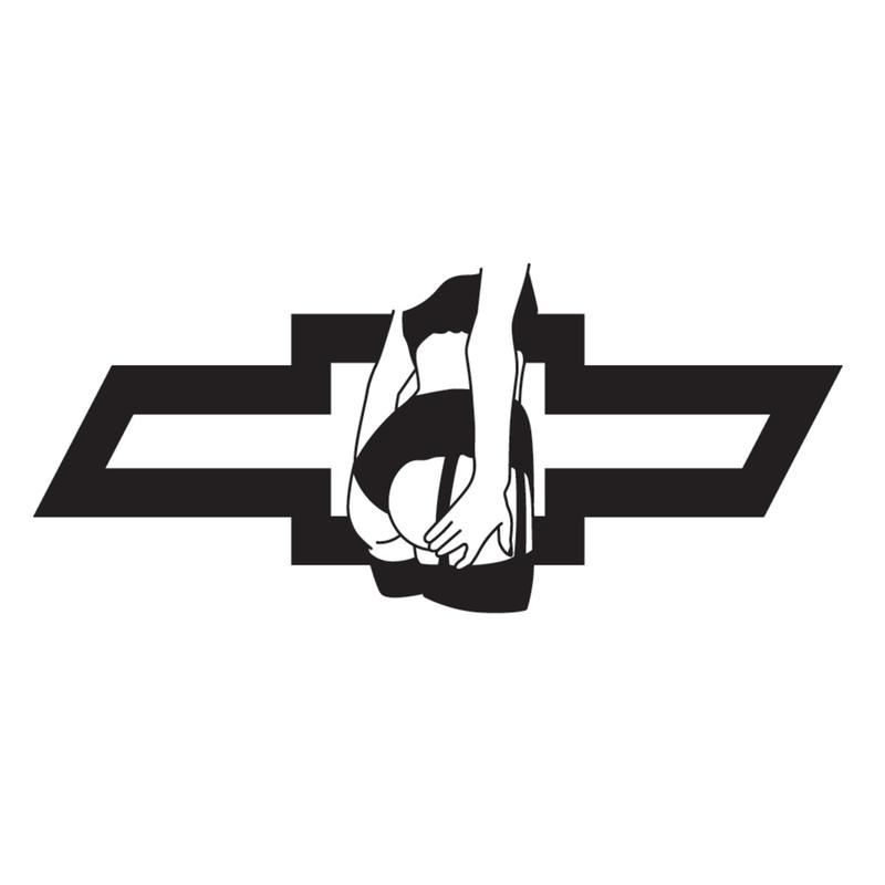 Chevy girl car decal