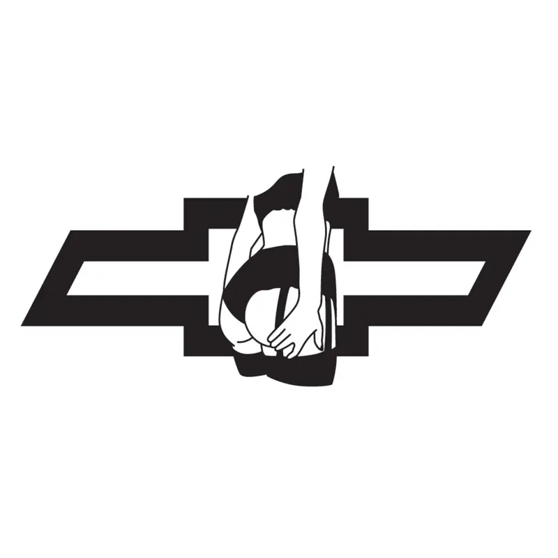 Chevy girl car decal