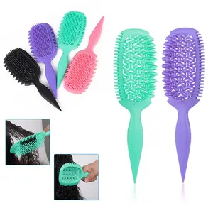 Multicolor Hollow Comb Model 2054, Stylish Hair Brush Accessory, Perfect for Daily Grooming Needs, Durable Design for Long-Lasting Use