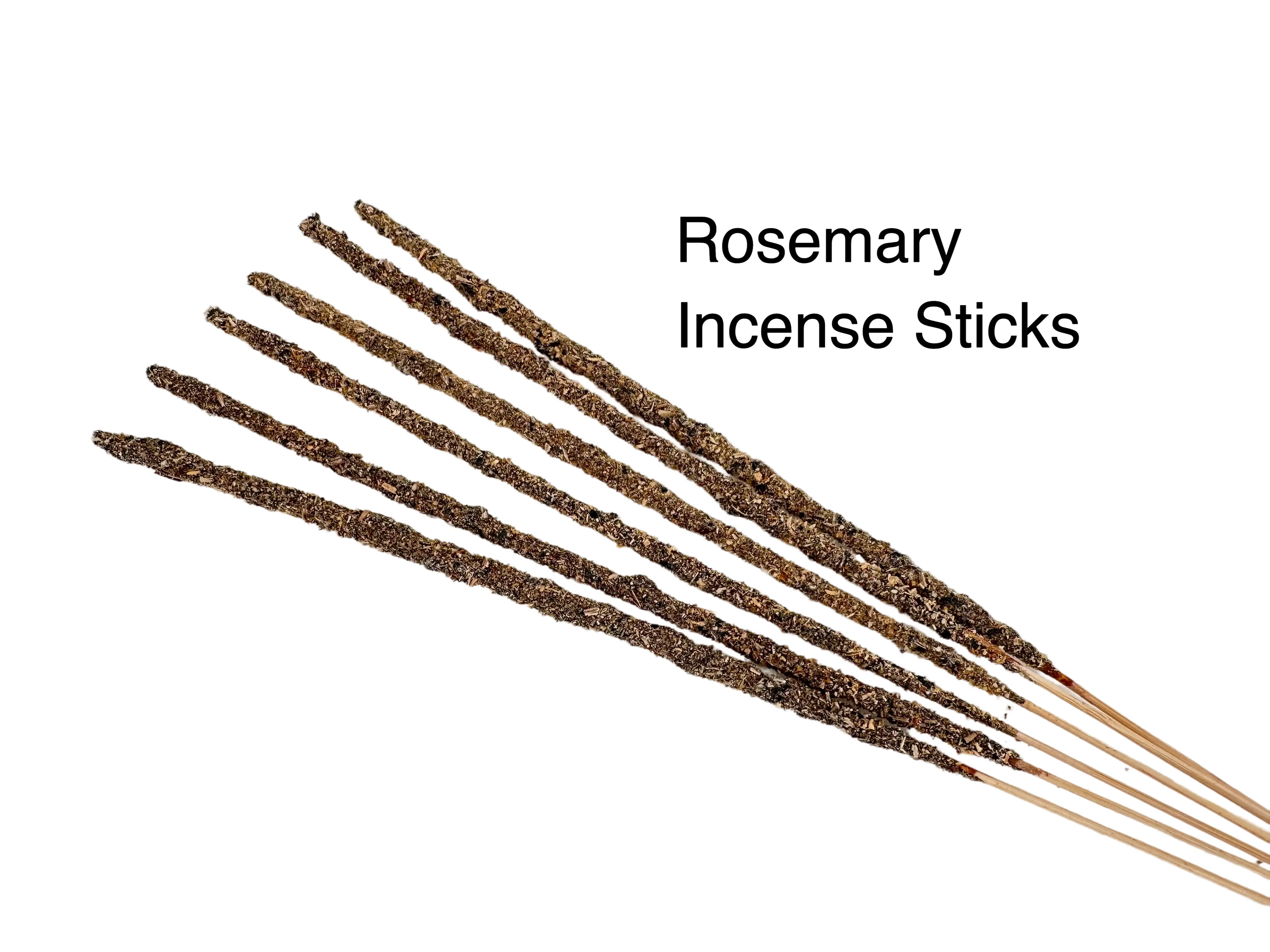 Rosemary Incense Sticks (6 Sticks) - Herbal Incense - Protection and Energy Cleansing Incense - Natural Rosemary Incense - Aromatherapy