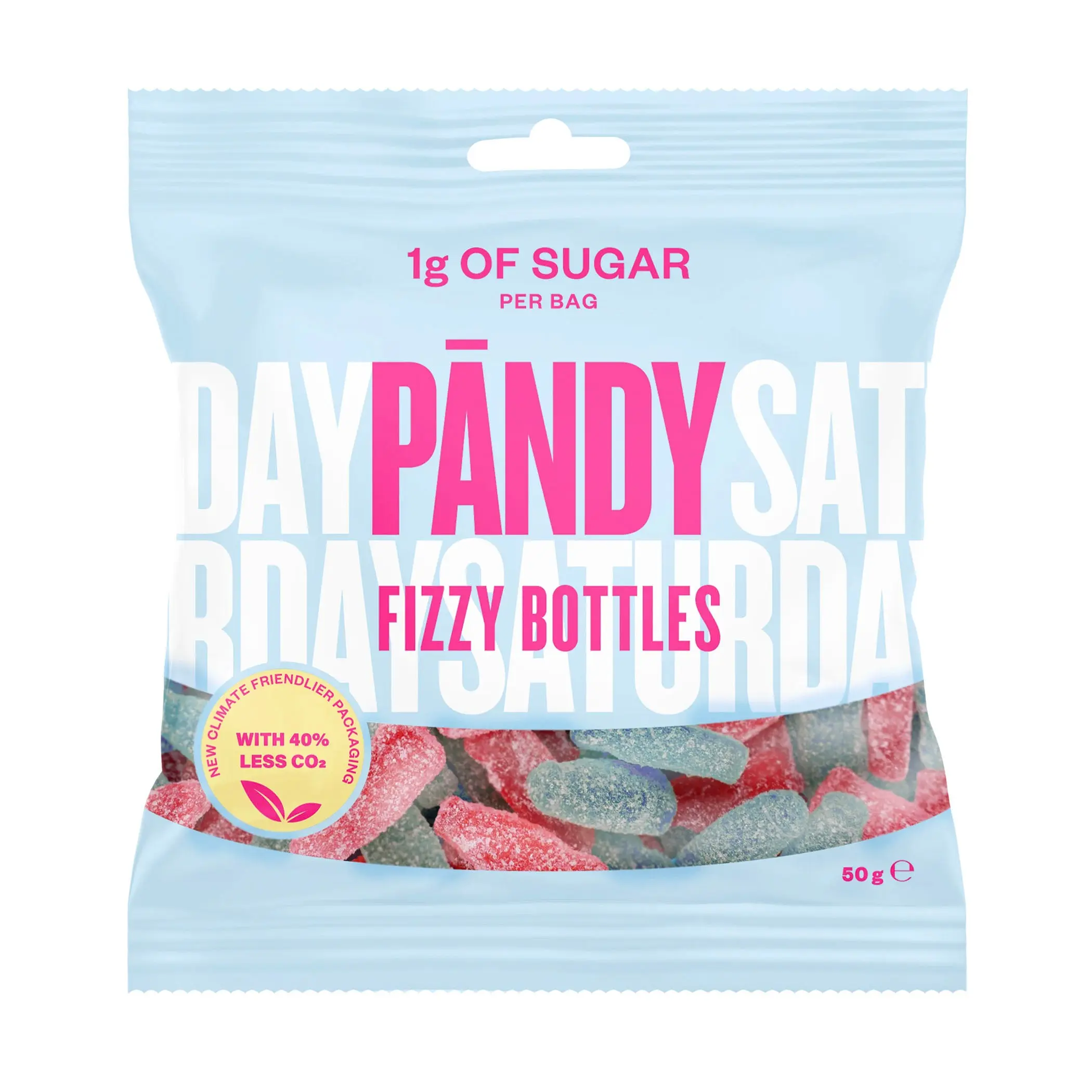 Pändy Fizzy Bottles - 1g of Sugar Per Bag