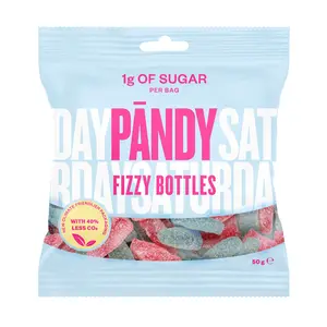 Pändy Fizzy Bottles - 1g of Sugar Per Bag