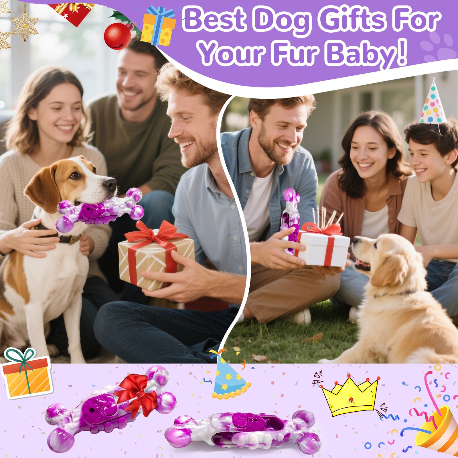 Interactive Slow-Feed Dog Toy - Made Of Nylon Material, Extendable - Easy to Use, Suitable for Small, Medium, And Large Breeds (Pomeranians, Shih Tzus, Labradors, German Shepherds), Combines Educational And Dental Cleaning Benefits, Mental