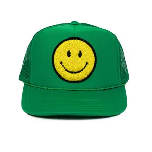 Local Beach Smiley Patch Trucker Hat