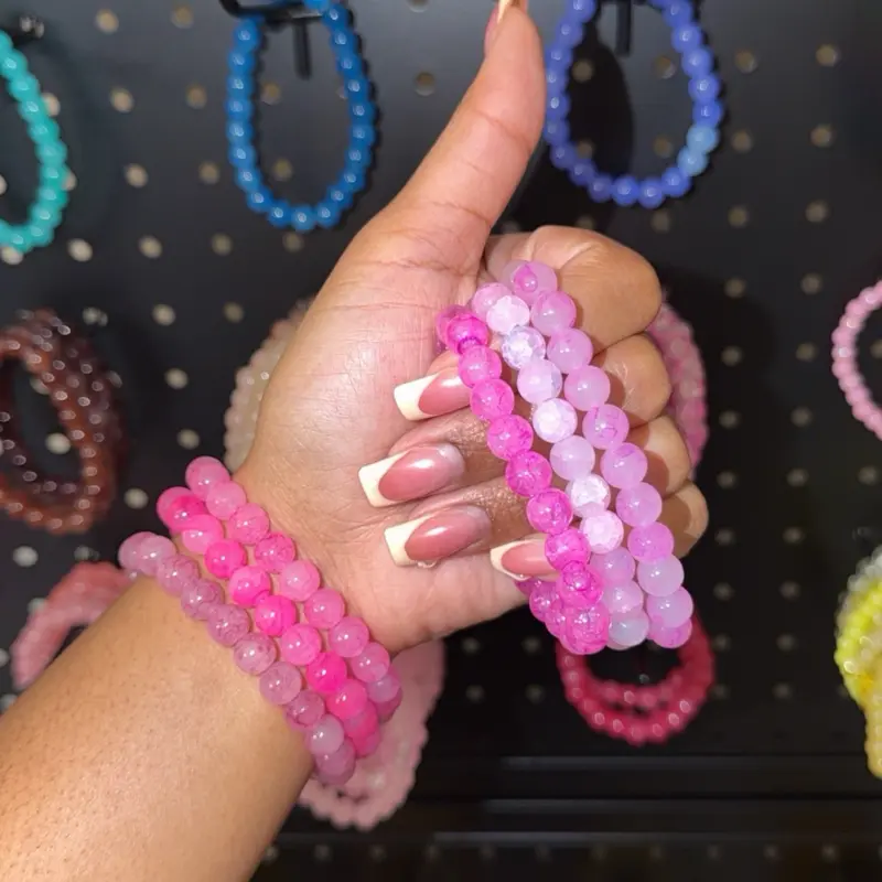 Pink Marble Bracelet