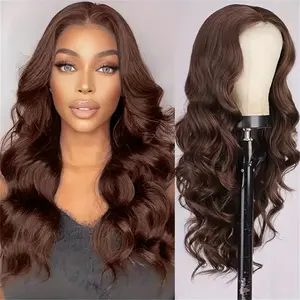 V Part Body Wave Wig 180% Density No Leave Out, GluelessUpgrade U Part Wig Beginner Friendly Easicontour Vpart WigReady to Go Natural Black Color 26inch