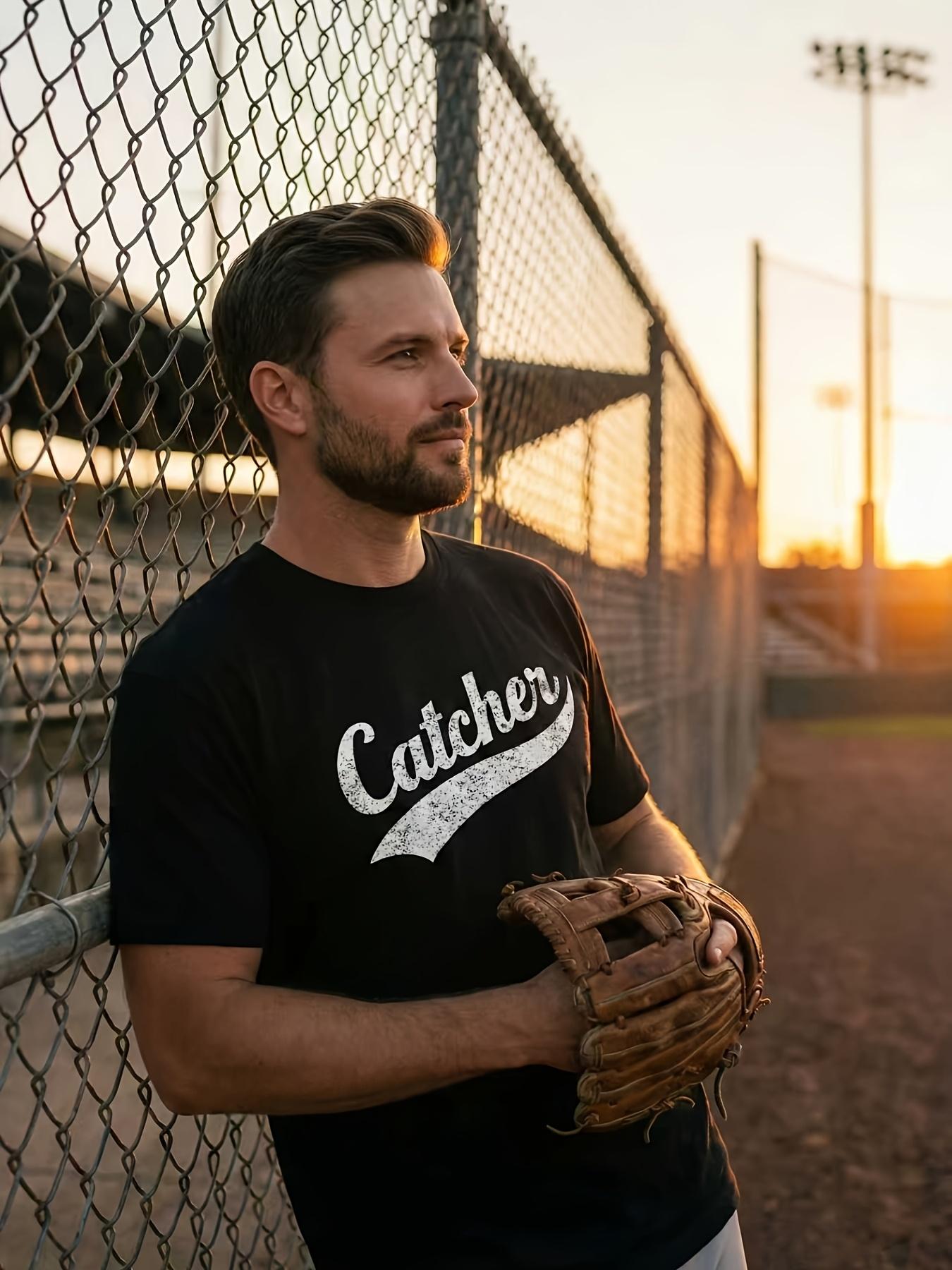 Funny Catcher Gay Pride T-Shirt |   Comfortable, Printed, Stylish, 220G, Casual Crew Neck, Slight Stretch Fabric, Short Sleeve, Flared Hem, All-Season