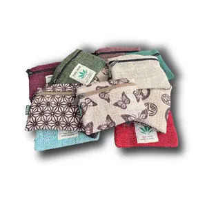 100% Pure Hemp Coin Purses