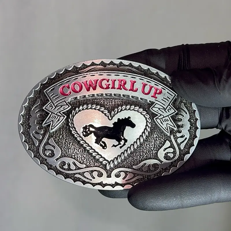 Pink Cowgirl Buckle