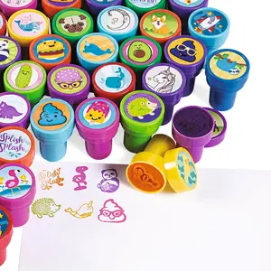 1 1/2" Bulk 100 Pc. Cartoon Critters & Trendy Stamper Assortment