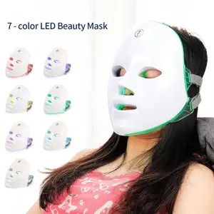 LED Light Facial Mask, USB Rechargeable Facial Mask, Facial Skin Care Tool, Professional Facial Beauty Instrument for Women