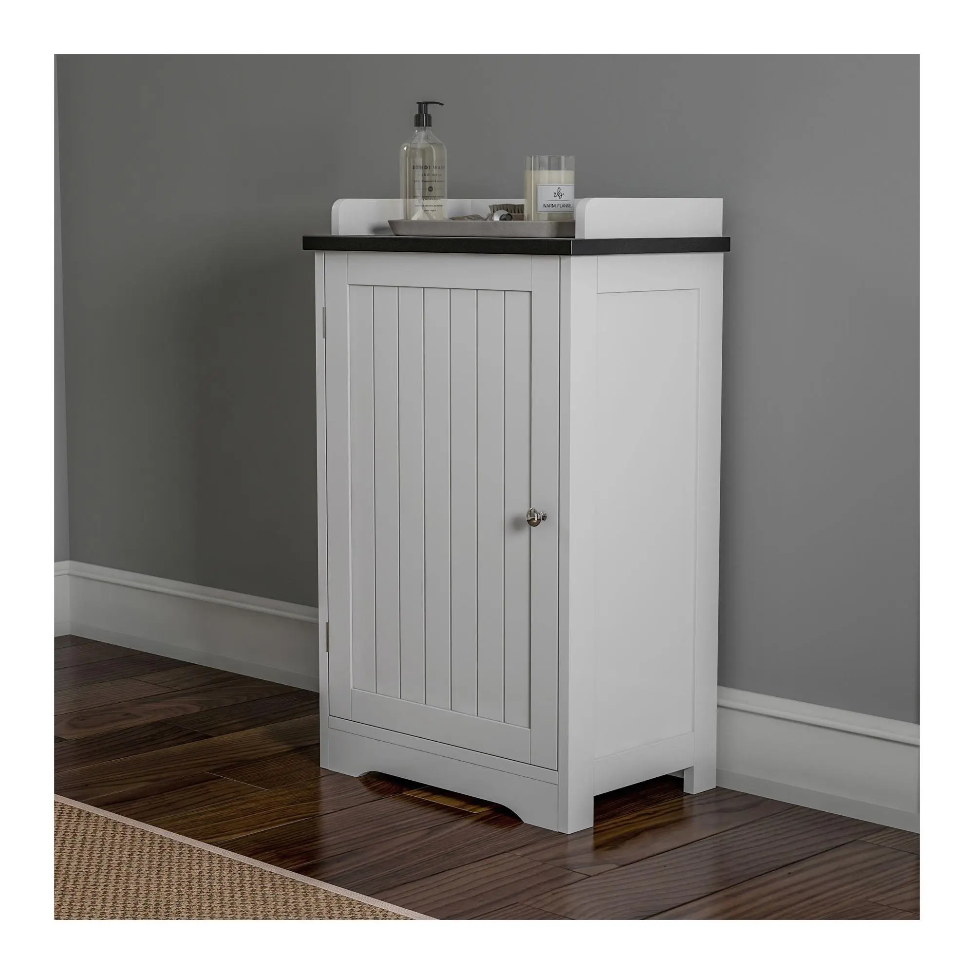 Lavish Home 29" Bathroom Floor Storage CabinetCupboard Lavish Home 29" Bathroom Floor Storage CabinetCupboard