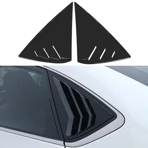 Rear Side Window Louvers for Nissan Sentra 2012 2019 Air Vent Scoop Cover Sport Style 2PCS
