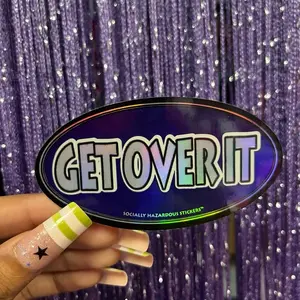 RARE Early 2000s Mcbling Holographic Vending Machine Car Stickers, Universal Durable Vehicle Exterior Decoration for Personalization, Easy Installation