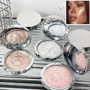 Monochromatic highlighter cream, with a delicate and shiny finish. This long-lasting, non-fading highlighter powder is suitable for the face, eye makeup, and body, creating a perfect makeup look. It is ideal for both daily use and special occasions.