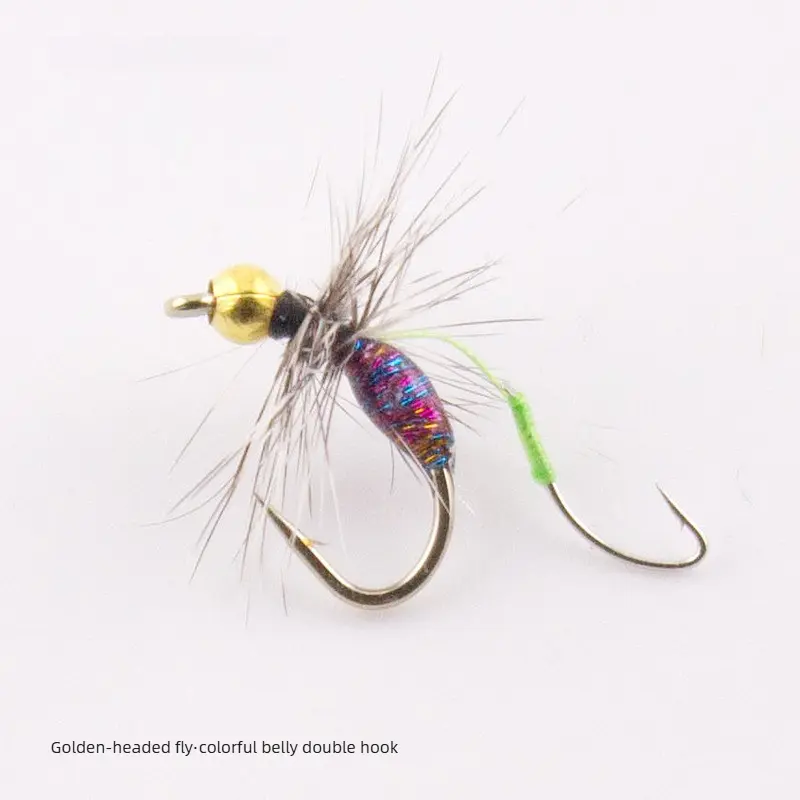 Golden Head Colorful Belly [Double Hook Version]