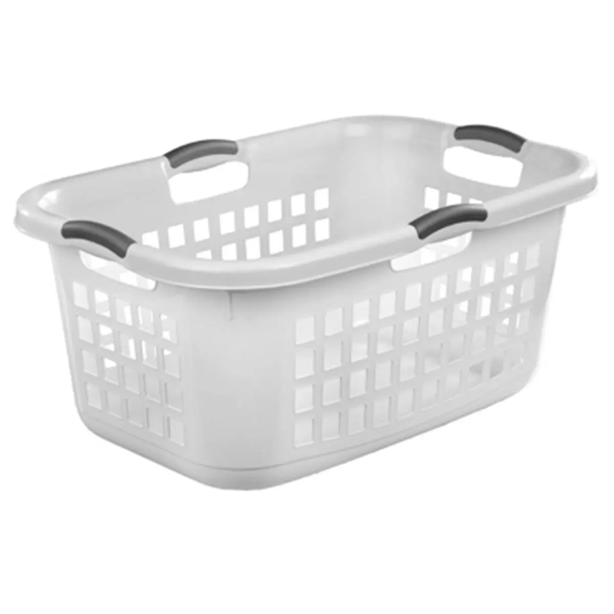 212 MAIN Large Rectangular Plastic 2-Bushel (71L) Laundry Basket - Hamper with Gray Inserts, Home Supplies Tool & Accessory, Laundry Hamper