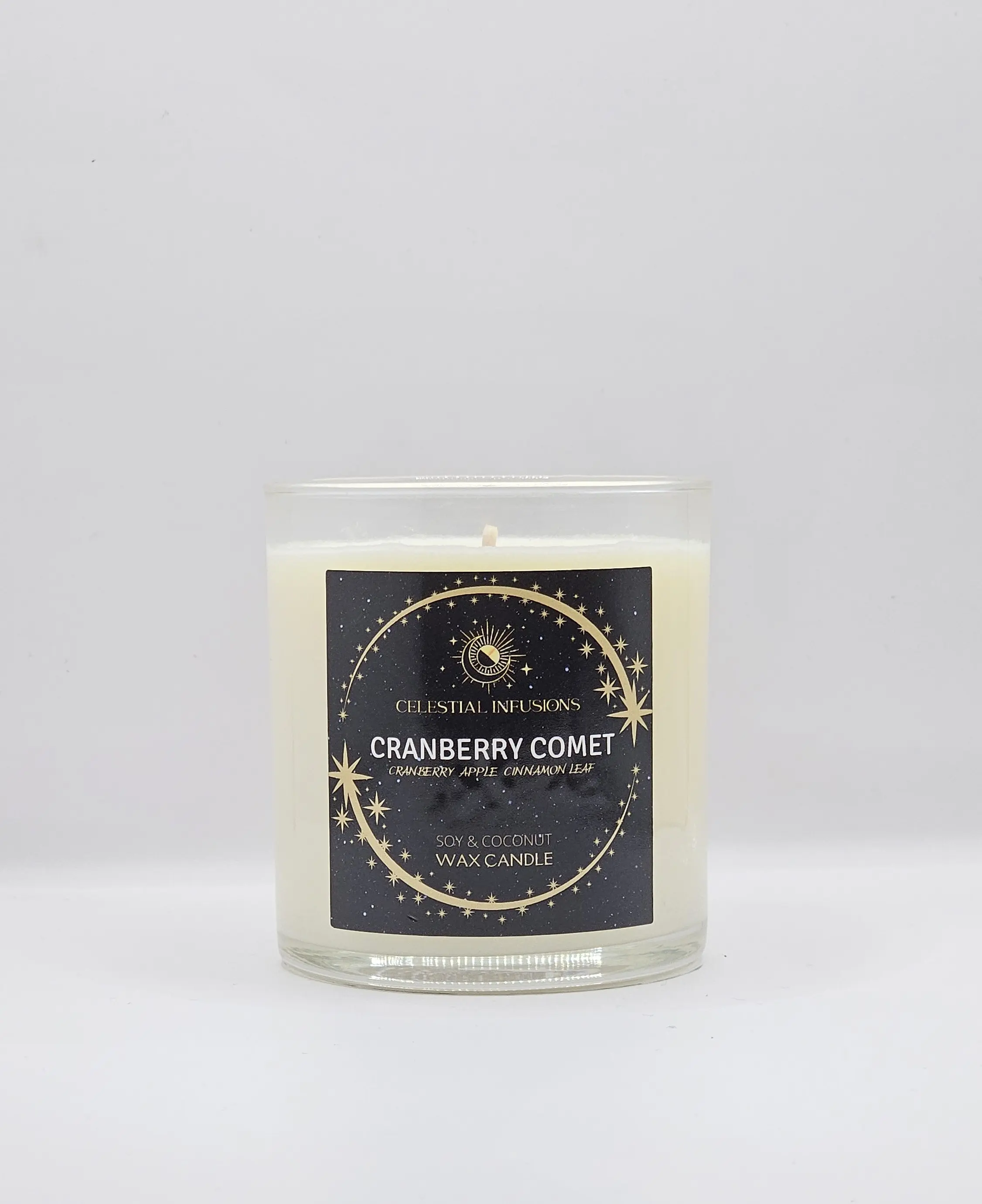 Cranberry Comet Scented Candle (8oz)-Home Decor