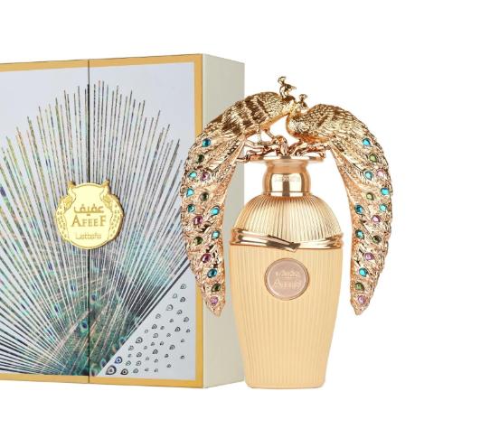Lattafa Afeef for Unisex Eau de Parfum Spray, 3.4 Ounce / 100 Ml