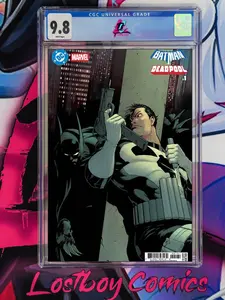 DC MARVEL BATMAN DEADPOOL #1 NICK DRAGOTTA 1ST PRINTING CGC 9.8