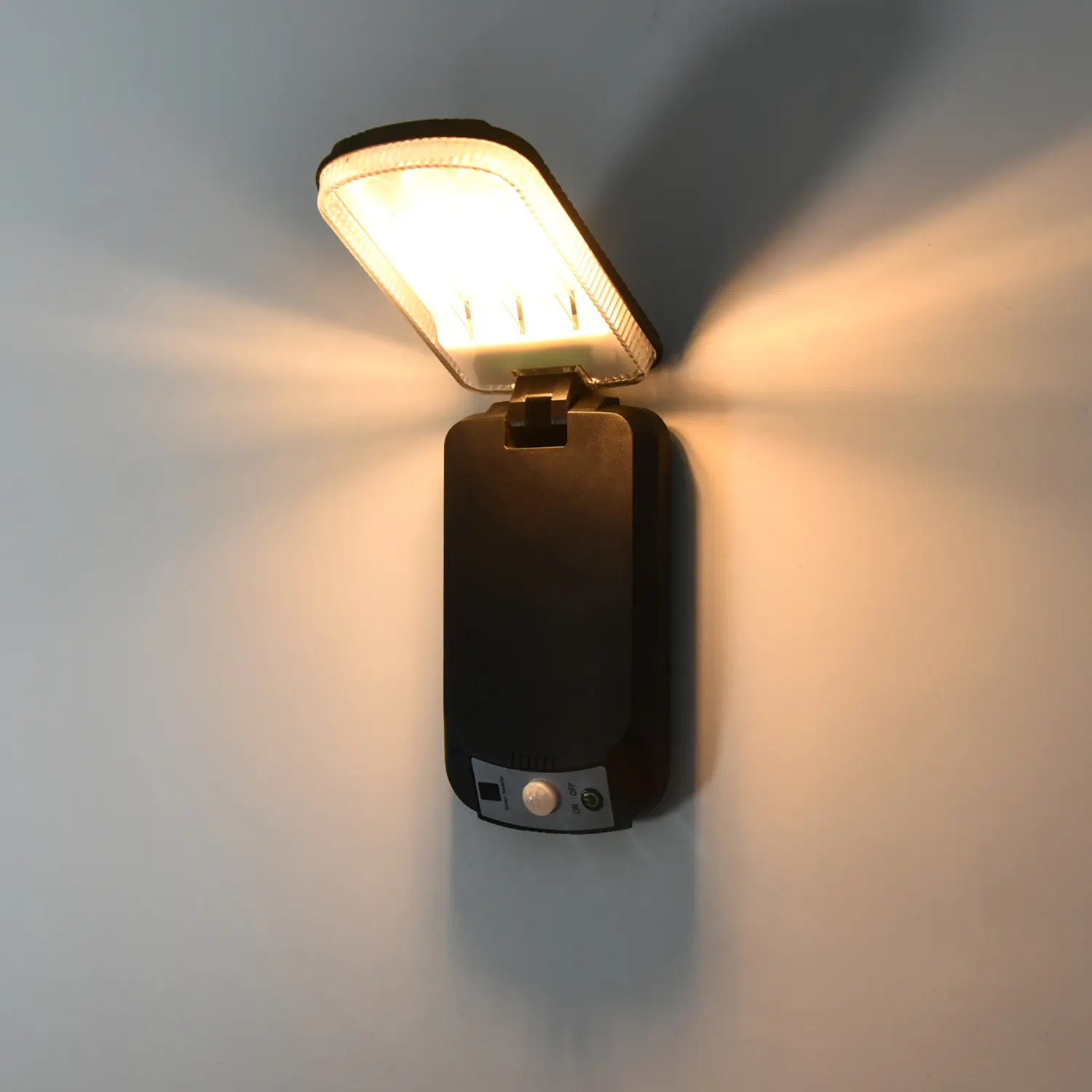Modern IP65 Waterproof Wireless Solar Outdoor Wall Lights - Wall-Mounted, Motion-Activated Human Sensor, Dusk-to-Dawn, Remote Control, Batteries, Solar Flicker Glow, LED Lighting Solutions to Light Up Your Space