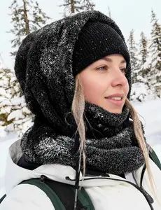 Soft & Thick Fleece Balaclava for Women Men Winter Hat Neck Windproof Fleece Ski Mask Warm Face Cover Scarf Ushanka Hat Cold Weather Outdoor Sport Winter Warm Hat Beanie Scarf Glove Protection Full Head winter coldproof windproof