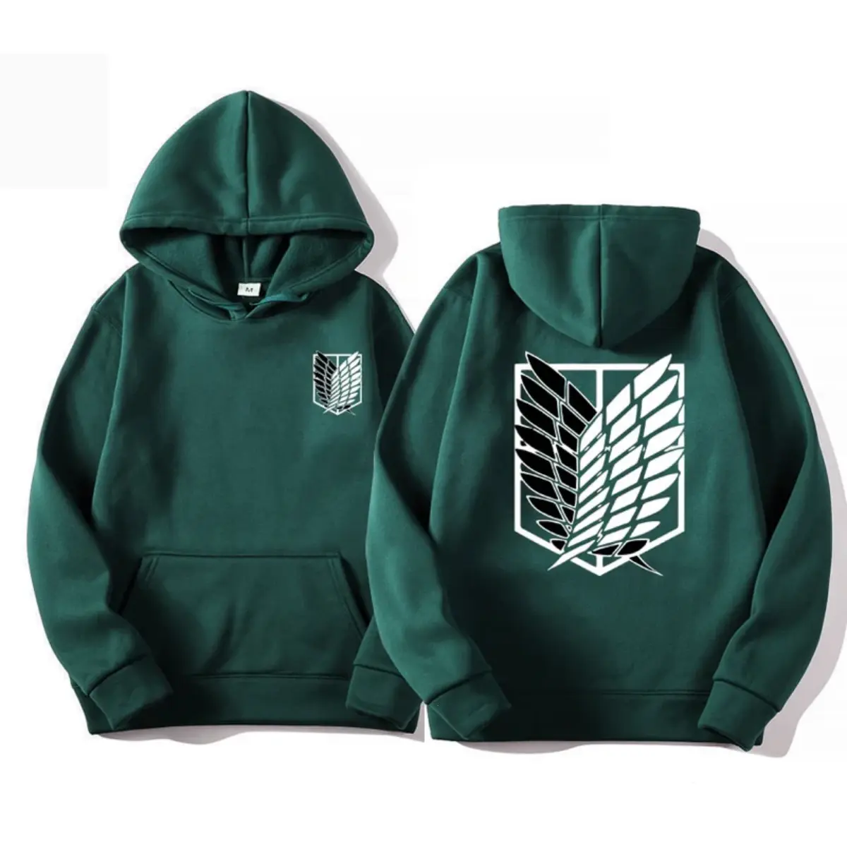 Attack On Titan Anime Hoodie, Survey Corps Hoodie Graphic Tee, Vintage Oversized Unisex Streetwear, Manga Gifts for Him Her