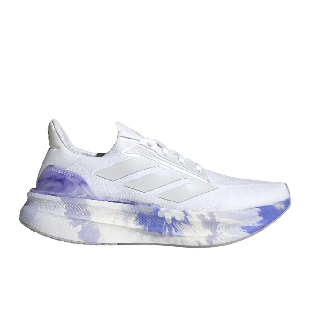 adidas Mens Ultraboost Ultra Boost 5X Tie Dye Running Sneakers Shoes - White