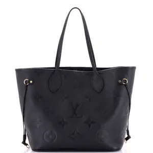 Pre-owned Louis Vuitton Leather Tote Bags REBAG Neverfull NM Tote Monogram Empreinte Giant MM by Rebag
