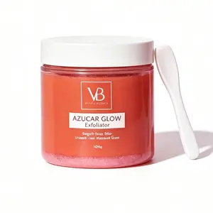 2PCS VB Brand AZUCAR GLOW Exfoliant - Chamomile Sugar Facial Scrub for Gentle Exfoliation & Brightening Skin Care 100g