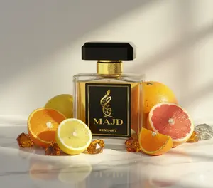 MAJD PERFUMERY Sunlight Inspired by Afternoon Swim - Fresh Citrusy Fragrance with Orange Bergamot Mandarin Orange & Hedione for Sunny Days