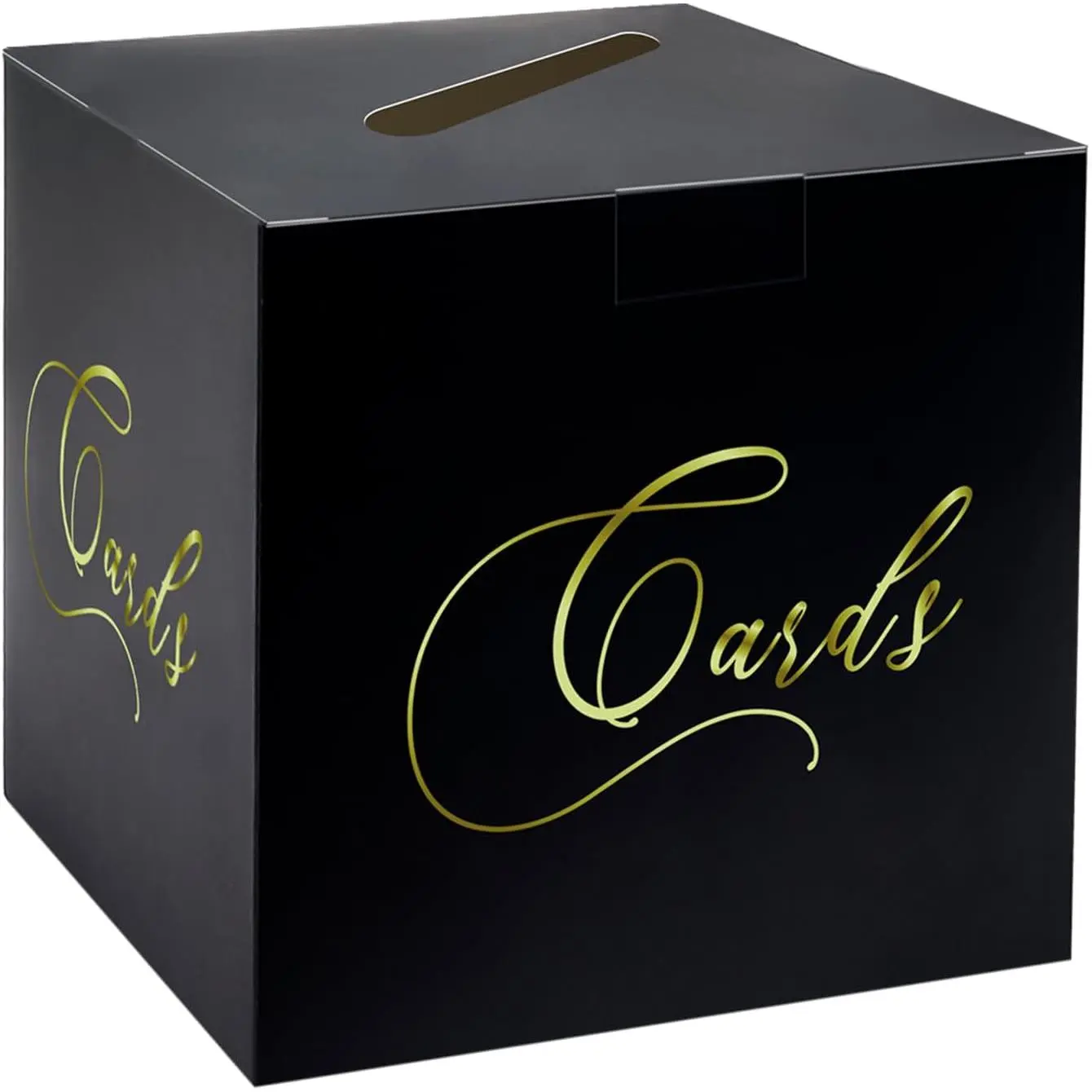 Black and  Card Box  Card Box Holder Envelope Box for Wedding Birthday  Shower Retirement Party Card Box