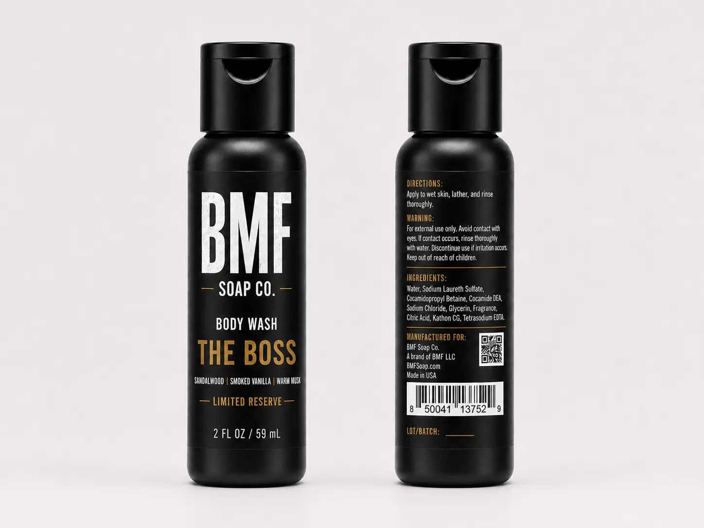 BMF Soap Co. The Boss Body Wash | 2 oz Travel Size