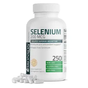 SHE BOOST Selenium 200 mcg – Yeast Free Chelated Amino Acid Complex - Essential Trace Mineral with Superior Absorption, 250 Vegetarian Capsules