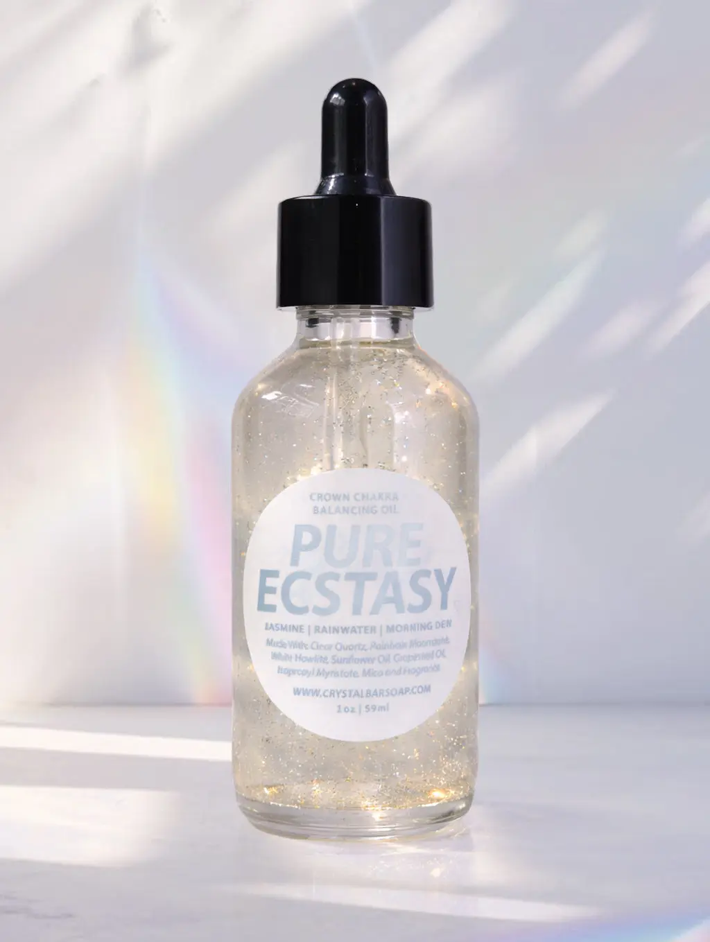 Crown Chakra Balancing Essential Oil - Pure Ecstasy Fragrance, Scented Lightweight Aroma Oil for Body Care & Aromatherapy