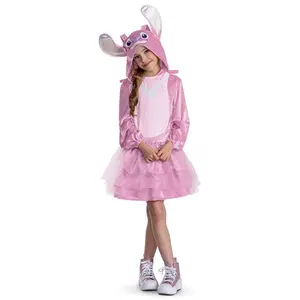 Girl's Classic Disney Lilo and Stitch Angel Costume Dress