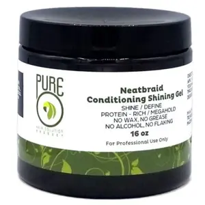 PUREO NATURAL NEATBRAID CONDITIONING SHINING GEL 16oz