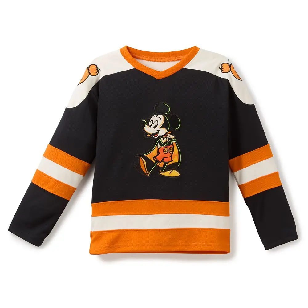 Disney Store Mickey Mouse Halloween Hockey Jersey for Kids