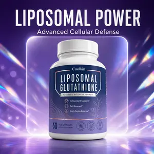 Liposomal Glutathione Capsules – Skin Glow, Immune & Detox Support (60 Count) - Coolkin