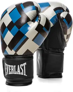 Everlast Spark Boxing Training Gloves (12 oz | Blue Grid)