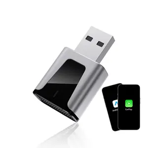 Mini USB Wireless CarPlay Smart Car Box Compatible with iPhone and Android Auto