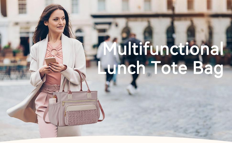 HSHRISH Insulated & Leak - Proof Lunch Bag For Women - Ideal for Work, Picnics HSHRISH Insulated & Leak - Proof Lunch Bag For Women - Ideal for Work, Picnics