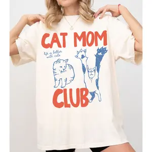 Cat Mom Shirt, Cat Mama Tee, Comfort Colors Cat Mom TShirt, Gift For Cat Mom, Funny Cat Shirt, Cat Lover Shirt, New Cat Mom Shirt, Fur Mama	