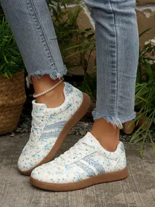 Summer New Flat Casual Sneaker Shoes, Lightweight Sporty Fashion Single Shoes for Women, Versatile and Comfortable Footwear