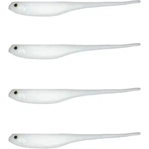 Whiptail Shad Soft Plastic Baits, Jerk Bait Lures for Freshwater, Perfect Swim Baits for Bass Fishing, Saltwater Tackle Swim Bait Lure, Drop Shot and Ned Rig Minnow Lure