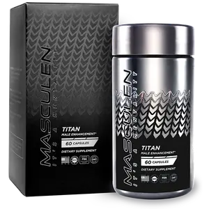 Masculen Titan KSM-66 Ashwagandha Blend - Fitness, Aging Support, and Focus Dietary Supplement - 60 Count organic supplement