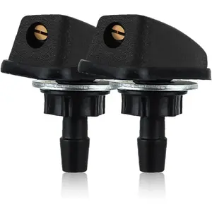 2 count  Front Windshield Washer Nozzle Kit, Automotive Wiper Nozzles, 0.31"Adjustable  Wiper Nozzle Replacements, Universal Automotive Windshield Sprayer for  ,