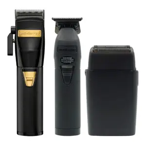 Babyliss Pro LimitedFX Matte Black Trimmer, Double-Foil Shaver, and Clipper (Combo)